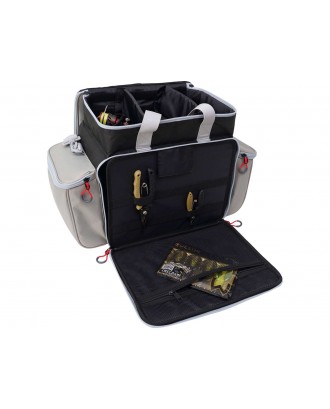 Soma piederumiem Westin W3 Vertical Master Bag ar 5 mānekļu kastēm Grey/Black