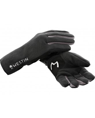 Westin makšķerēšanas cimdi FULL FLEECE GLOVES carbon black